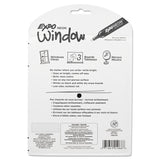 EXPO® Neon Windows Dry Erase Marker, Broad Bullet Tip, Assorted Colors, 5/Pack (SAN1752226) Pack of 5