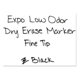 Expo® Low-Odor Dry-Erase Marker Value Pack, Fine Bullet Tip, Black, 36/Box (SAN1921062A) Box of 36