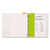 Avery® Tabbed Snap-In Bookmark Plastic Dividers, 5-Tab, 11.5 x 3, Assorted, 1 Set (AVE24908)