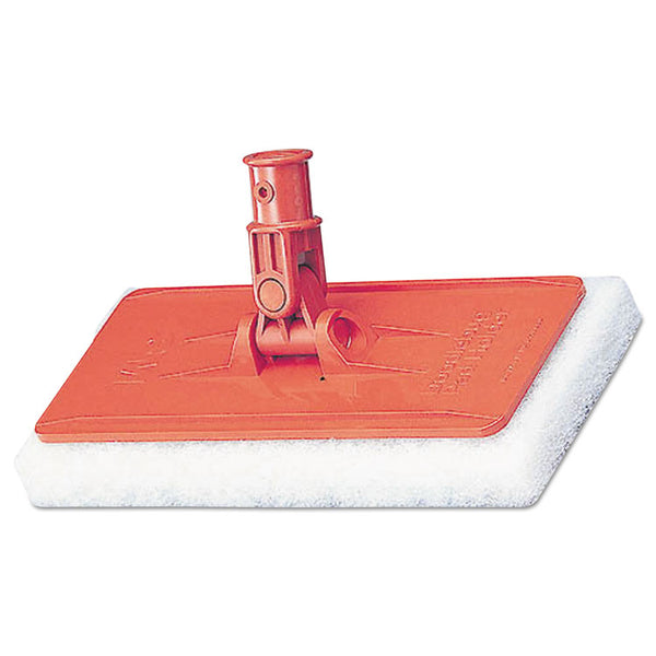 3M™ Doodlebug Threaded Pad Holder Kit, 4.63 x 10, Orange, 4/Carton (MMM08542)