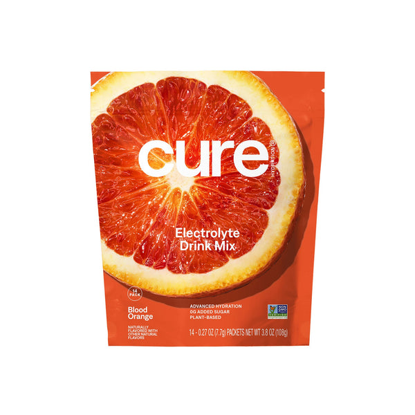Cure Oral Electrolyte Solution Blood Orange Flavor 0.27 oz. Electrolyte (1267699_PK) 14/PK