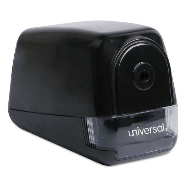 Universal® Electric Pencil Sharpener, AC-Powered, 3.13 x 5.75 x 4, Black (UNV30010)