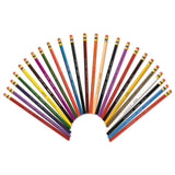 Prismacolor® Col-Erase Pencil with Eraser, 0.7 mm, 2B, Assorted Lead and Barrel Colors, 24/Pack (SAN20517) Pack of 24