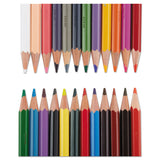 Prismacolor® Col-Erase Pencil with Eraser, 0.7 mm, 2B, Assorted Lead and Barrel Colors, 24/Pack (SAN20517) Pack of 24