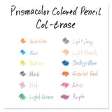 Prismacolor® Col-Erase Pencil with Eraser, 0.7 mm, 2B, Assorted Lead and Barrel Colors, 24/Pack (SAN20517) Pack of 24