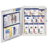 First Aid Only™ ANSI 2015 SmartCompliance General Business First Aid Station Class A, No Meds, 25 People, 94 Pieces, Metal Case (FAO90578021) Each