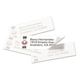 Avery® Repositionable Address Labels w/SureFeed, Laser, 1 x 2.63, White, 3000/Box (AVE55160)