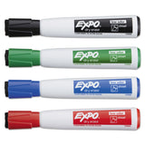 EXPO® Magnetic Dry Erase Marker, Broad Chisel Tip, Assorted Colors, 4/Pack (SAN1944728) Pack of 4