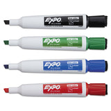 EXPO® Magnetic Dry Erase Marker, Broad Chisel Tip, Assorted Colors, 4/Pack (SAN1944728) Pack of 4