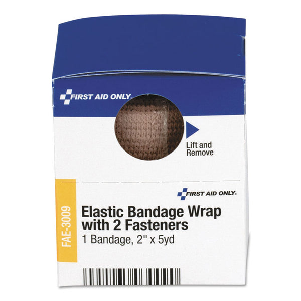 First Aid Only™ SmartCompliance Elastic Bandage Wrap, 2" x 5 yds, Latex-Free (FAOFAE3009) Each