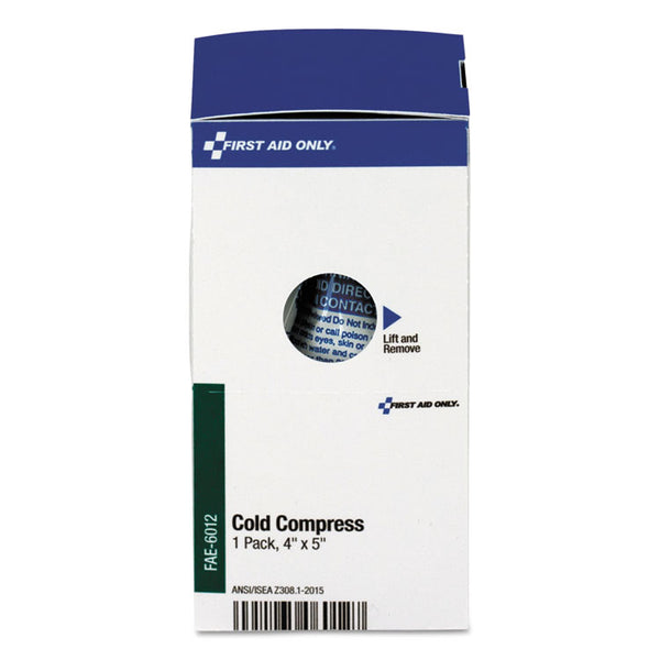 First Aid Only™ SmartCompliance Instant Cold Compress, 5 x 4 (FAOFAE6012) Each