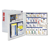 First Aid Only™ ANSI 2015 SmartCompliance General Business First Aid Station for 50 People, No Medication, 202 Pieces, Metal Case (FAO746004021) 1 Kit