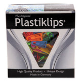 Baumgartens® Plastiklips Paper Clips, Small, Smooth, Assorted Colors, 1,000/Box (BAULP0200) Box of 1000