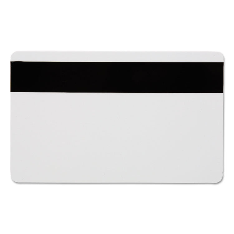 SICURIX® SICURIX Blank ID Card with Magnetic Strip, 2 1/8 x 3 3/8, White, 100/Pack (BAU80340) Pack of 100