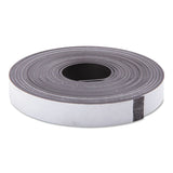 ZEUS® Adhesive-Backed Magnetic Tape, 0.5" x 10 ft, Black (BAU66010) Each