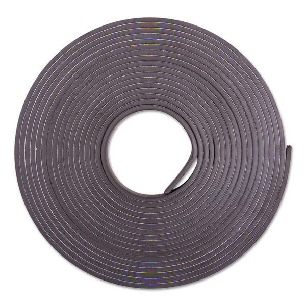 ZEUS® Adhesive-Backed Magnetic Tape, 0.5" x 10 ft, Black (BAU66010) Each