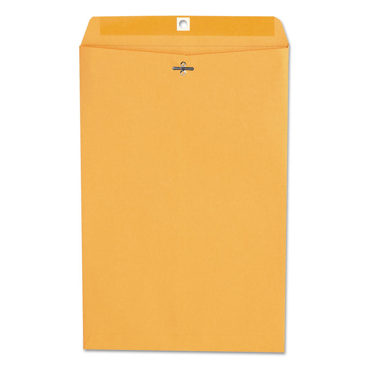 Universal® Kraft Clasp Envelope, #98, Square Flap, Clasp/Gummed Closure, 10 x 15, Brown Kraft, 100/Box (UNV35268) Case of 100