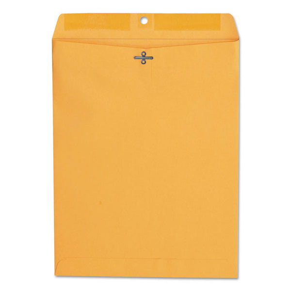 Universal® Kraft Clasp Envelope, 28 lb Bond Weight Kraft, #97, Square Flap, Clasp/Gummed Closure, 10 x 13, Brown Kraft, 100/Box (UNV35267)