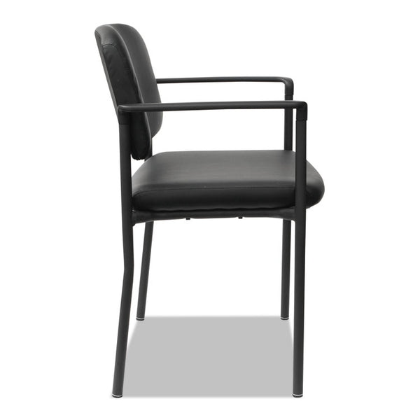 Alera® Alera Sorrento Series Ultra-Cushioned Stacking Guest Chair, 25.59" x 24.01" x 33.85", Black, 2/Carton (ALEUT6816)