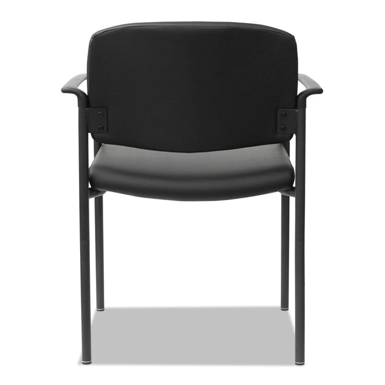 Alera® Alera Sorrento Series Ultra-Cushioned Stacking Guest Chair, 25.59" x 24.01" x 33.85", Black, 2/Carton (ALEUT6816)