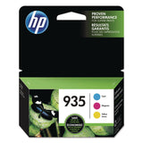 HP HP 935, (N9H65FN) 3-Pack Cyan/Magenta/Yellow Original Ink Cartridges, 24 Packs/Carton (HEWN9H65FNCT) Case of 24