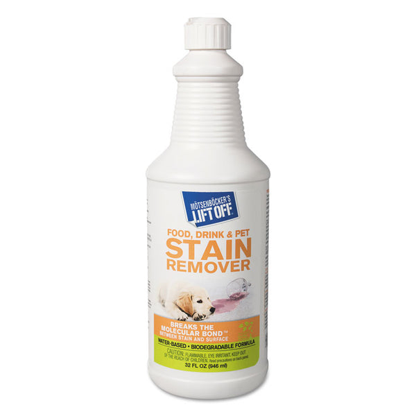 Motsenbocker's Lift-Off® Food/Beverage/Protein Stain Remover, 32 oz Pour Bottle (MOT40503) Case of 6