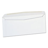 Universal® Open-Side Business Envelope, #10, Commercial Flap, Side Seam, Gummed Closure, 4.13 x 9.5, White, 500/Box (UNV36320)