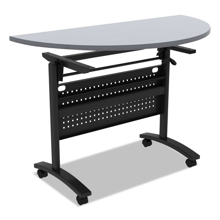 Alera® Alera Valencia Flip Training Table Base, Modesty Panel, 28.5w x 19.75d x 28.5h, Black (ALEVA734836BK)