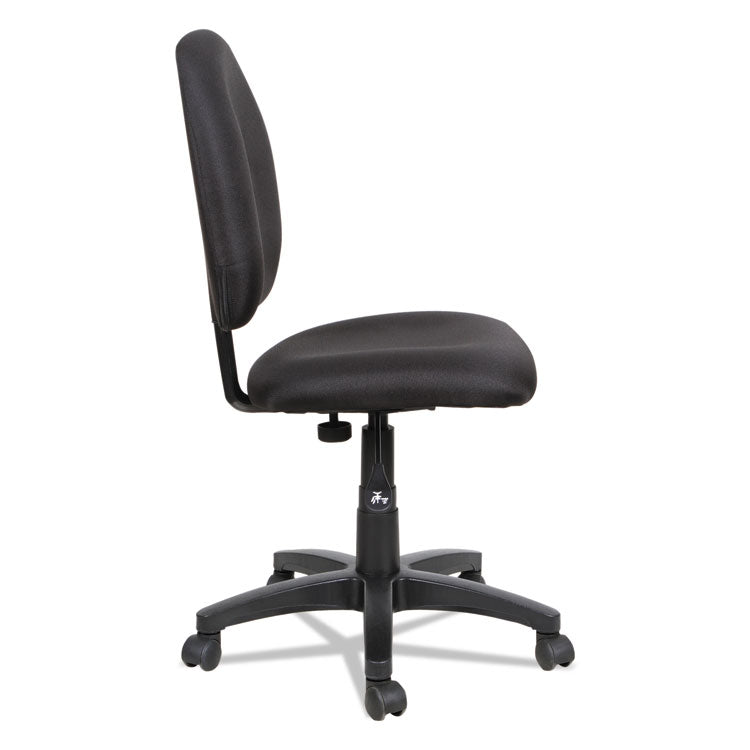 Alera® Alera Essentia Series Swivel Task Chair, Supports Up to 275 lb, 17.71" to 22.44" Seat Height, Black (ALEVT48FA10B)