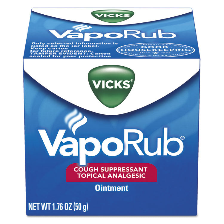 Vicks® VapoRub, 1.76 oz Jar, 36/Carton (PGC00361)