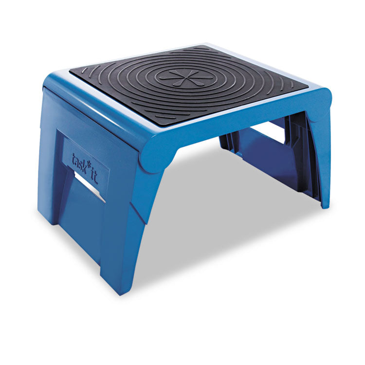 Cramer® Folding Step Stool, 1-Step, 300 lb Capacity, 14 x 11.25 x 9.75, Blue (CRA50051PK63)