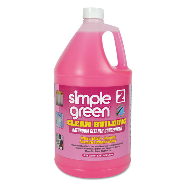 Simple Green® Clean Building Bathroom Cleaner Concentrate, Unscented, 1gal Bottle (SMP11101)