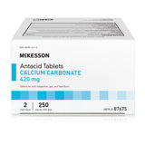 McKesson Brand Antacid 420 mg Strength Tablet 250 Packets per Box, 2 Tablets per Packet (1111738_CS) 3000/CS