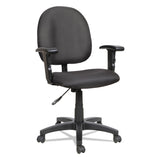 Alera® Alera Essentia Series Swivel Task Chair with Adjustable Arms, Supports Up to 275 lb, 17.71" to 22.44" Seat Height, Black (ALEVTA4810)