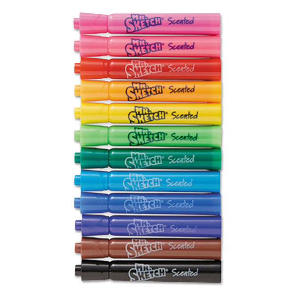 Mr. Sketch® Scented Watercolor Marker Classroom Set, Broad Chisel Tip, Assorted Colors, 192/Set (SAN1905311) Set of 192