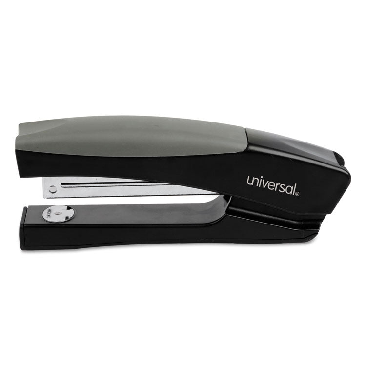 Universal® Stand-Up Full Strip Stapler, 20-Sheet Capacity, Black/Gray (UNV43148) Each