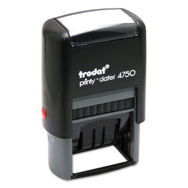 U.S. Stamp & Sign Economy 5-in-1 Date Stamp, Self-Inking, 1 x 1 5/8, Blue/Red (USSE4756) Each