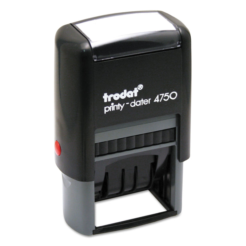 U.S. Stamp & Sign Economy 5-in-1 Date Stamp, Self-Inking, 1 x 1 5/8, Blue/Red (USSE4756) Each