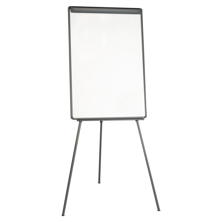 MasterVision® Basic Tripod Melamine Presentation Easel, 22.5 x 42, White/Black (BVCEA2300045) Each