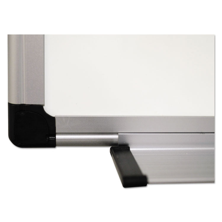 MasterVision® Porcelain Value Dry Erase Board, 48 x 72, White Surface, Silver Aluminum Frame (BVCCR1201170MV) Each