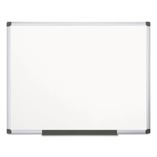 MasterVision® Porcelain Value Dry Erase Board, 48 x 72, White Surface, Silver Aluminum Frame (BVCCR1201170MV) Each