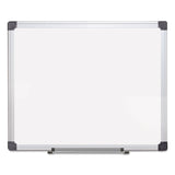 MasterVision® Porcelain Value Dry Erase Board, 24 x 36, White Surface, Silver Aluminum Frame (BVCCR0601170MV) Each