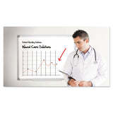 MasterVision® Earth Silver Easy-Clean Dry Erase Board, 36 x 24, White Surface, Silver Aluminum Frame (BVCCR0620790) Each