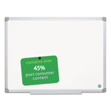 MasterVision® Earth Gold Ultra Magnetic Dry Erase Boards, 36 x 48, White Surface, Silver Aluminum Frame (BVCMA0507790) Each