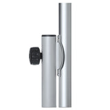 MasterVision® Revolver Easel, 70.8 x 47.2, 80" Tall Easel, Horizontal Orientation, White Surface, Silver Aluminum Frame (BVCQR5507) Each