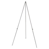 MasterVision® Instant Easel, 61.5" High, Black, Steel, Lightweight (BVCFLX04201MV) Each