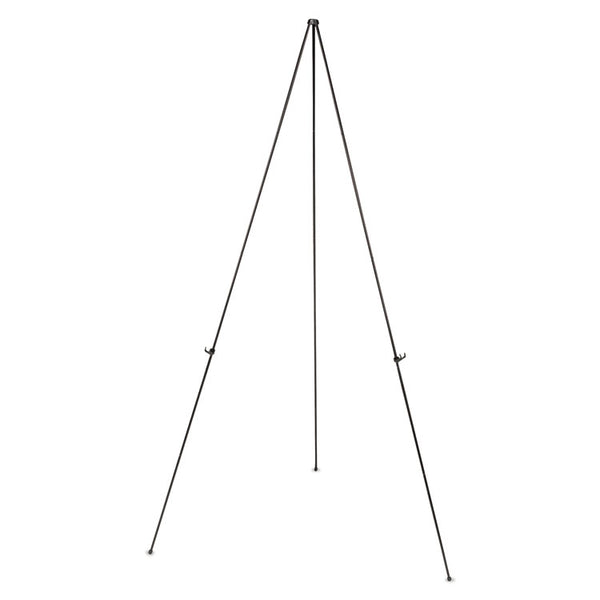 MasterVision® Instant Easel, 61.5" High, Black, Steel, Lightweight (BVCFLX04201MV) Each