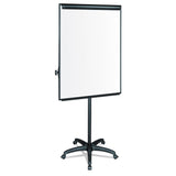 MasterVision® Silver Easy Clean Dry Erase Mobile Presentation Easel, 44" to 75.25" High (BVCEA4800055) Each