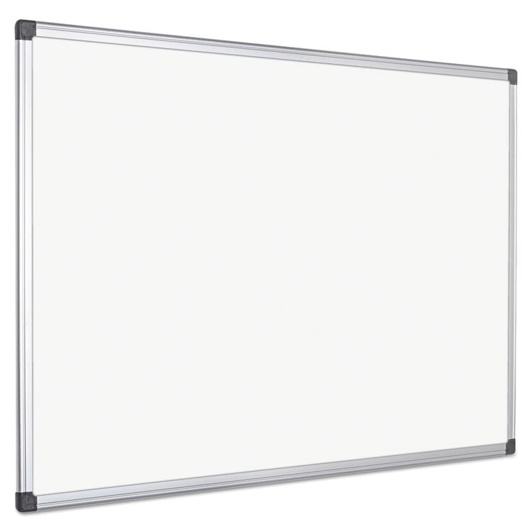 MasterVision® Value Lacquered Steel Magnetic Dry Erase Board, 72 x 48, White Surface, Silver Aluminum Frame (BVCMA2707170) Each