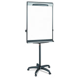 MasterVision® Tripod Extension Bar Magnetic Dry-Erase Easel, 69" to 78" High, Black/Silver (BVCEA48062119) Each